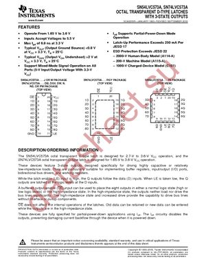 SN74LVC573ADBR datasheet  